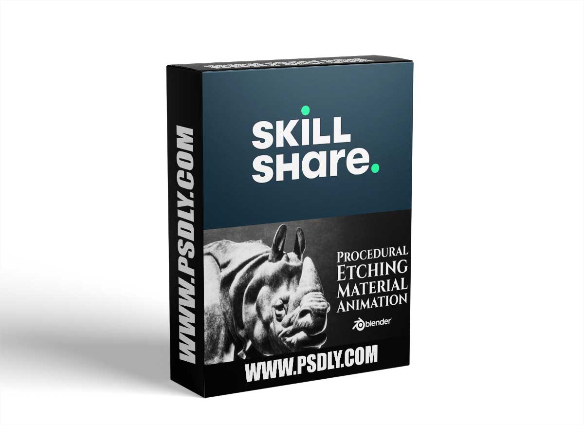 Blender 3D: Create a Procedural Hand Drawn Texture and Reveal Animation