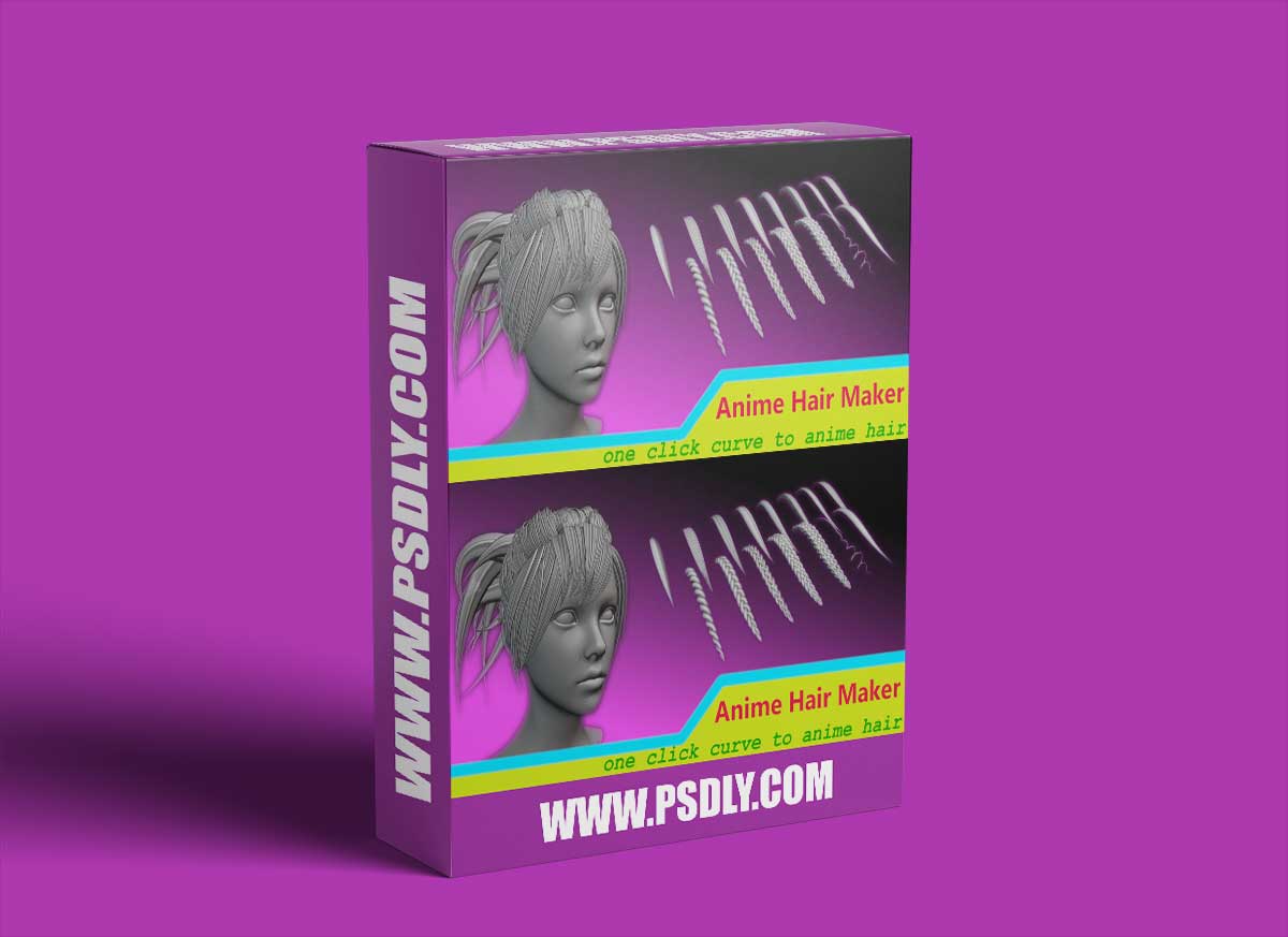 Blender Plugin - Anime Hair Maker