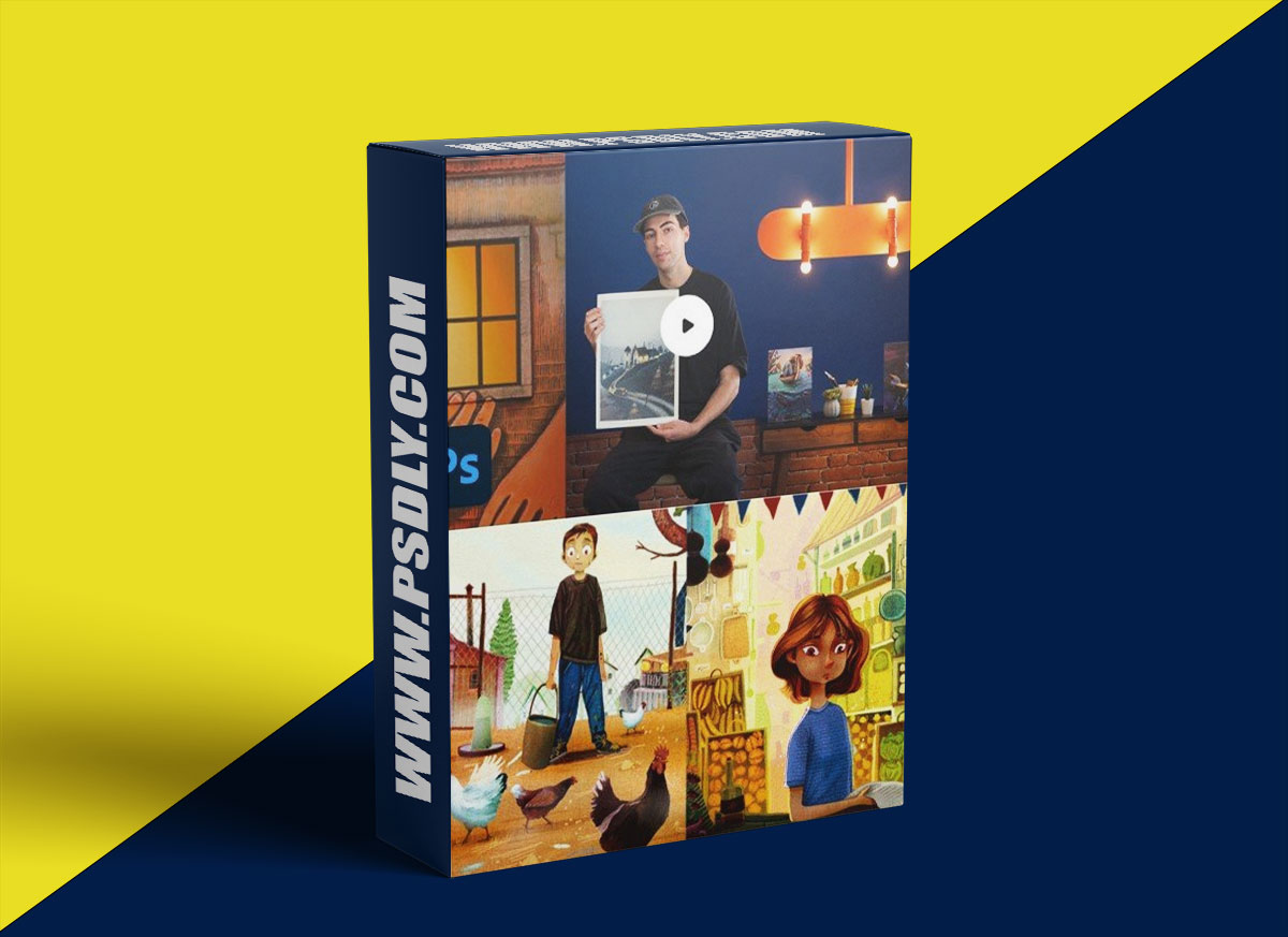 Domestika - Imaginary Places: Draw, Paint, and Digitize on Photoshop