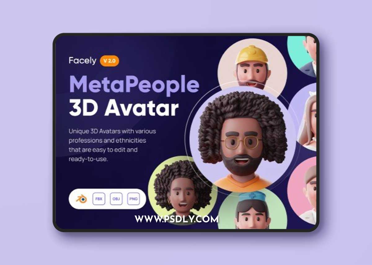 Facely V2 - MetaPeople 3D Avatar