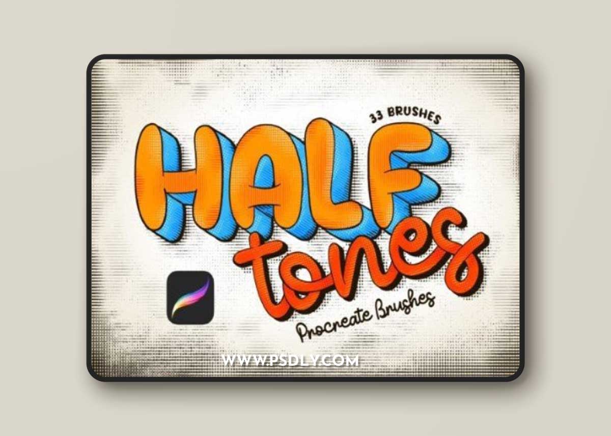 Halftone Procreate Brushes