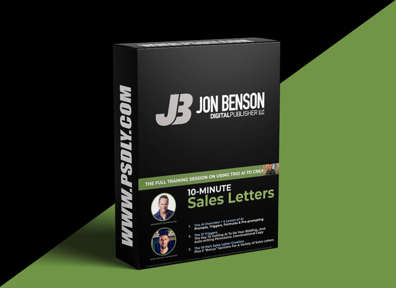 Jon Benson 10-Minute Sales Letter Download