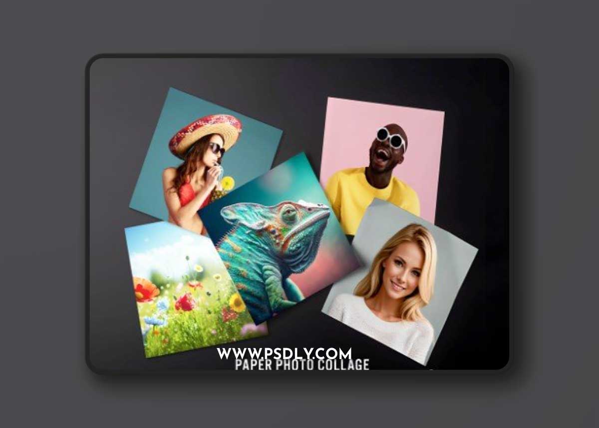 Paper Photo Collage 582183809