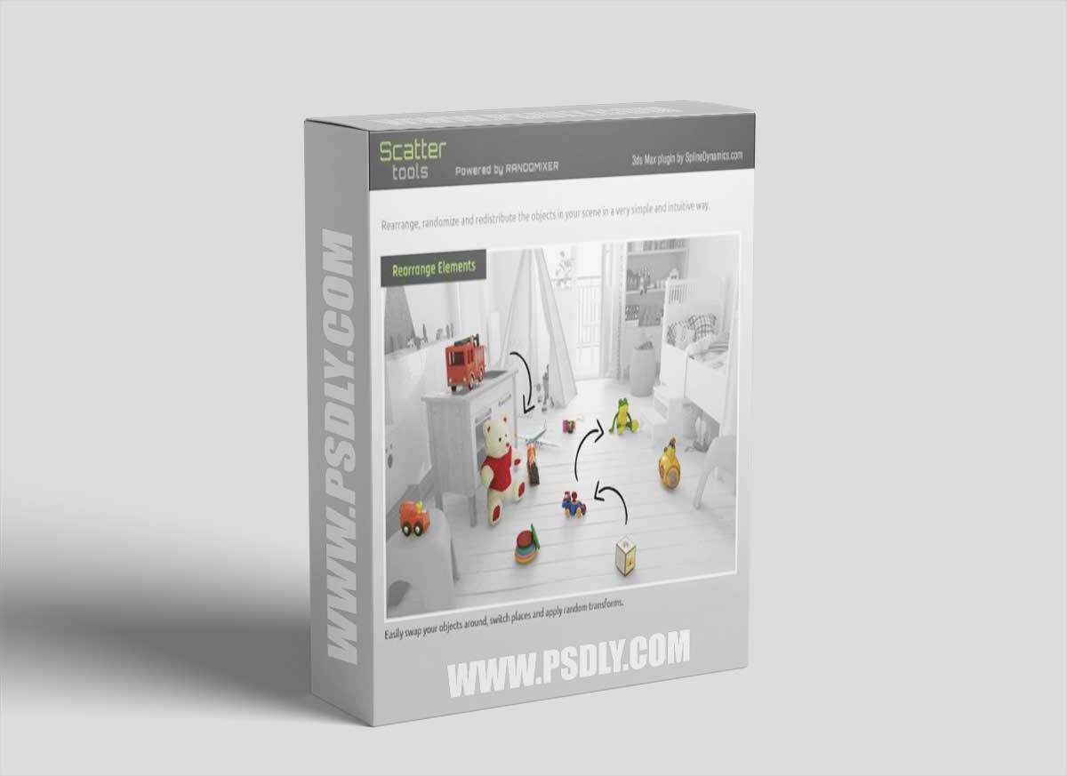 Spline Dynamics - Scatter Tools 1.02 for 3ds Max