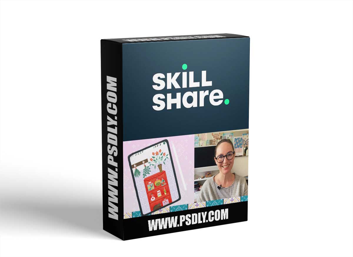 Symmetrical illustration techniques for a vintage room in Procreate