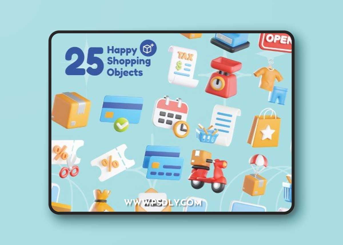 UI8---Shopping-3D-Icons