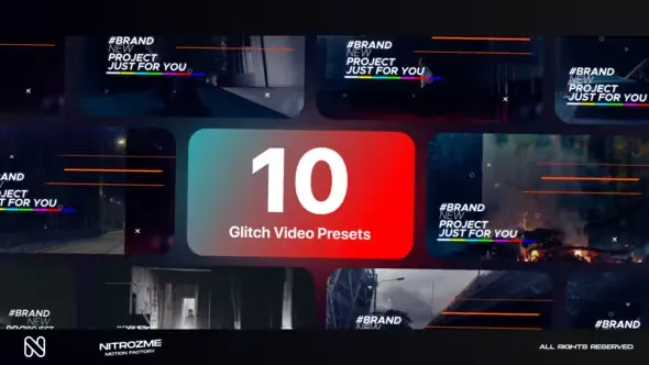 Videohive Glitch Typography Vol. 01 44856538