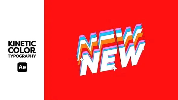 Videohive Kinetic Color Typography 44893550