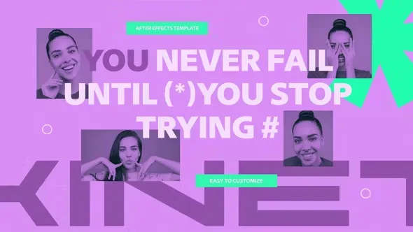 Videohive Kinetic Typography Slides 45222591