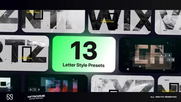 Videohive Letters Typography Vol. 02 44892470