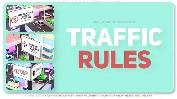 Videohive Traffic Rules Presentation 44627188