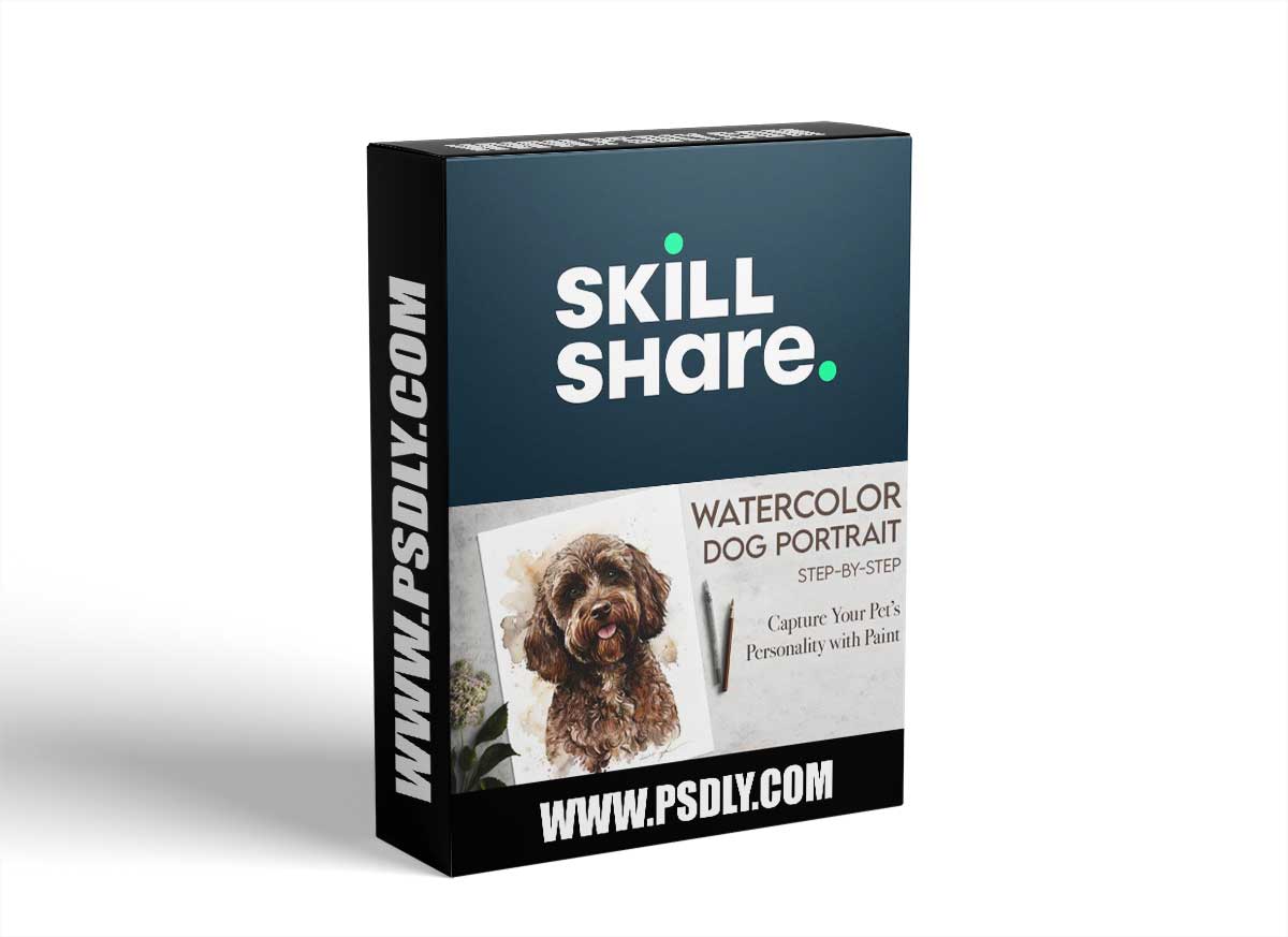 Watercolor Dog Portrait: A Step-by-Step Guide to Capturing A Pet’s Personality with Brush and Paint