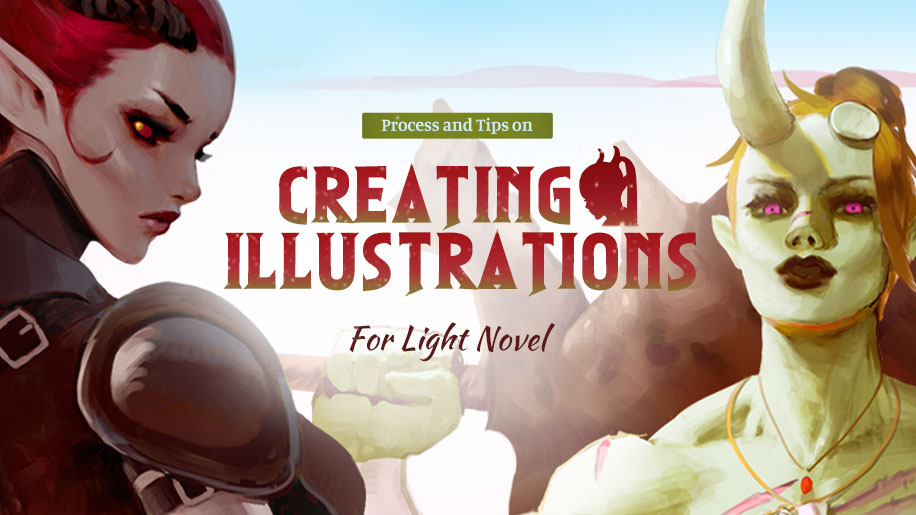 Wingfox – Process and Tips on Creating Illustrations For Light Novel 2 image 3