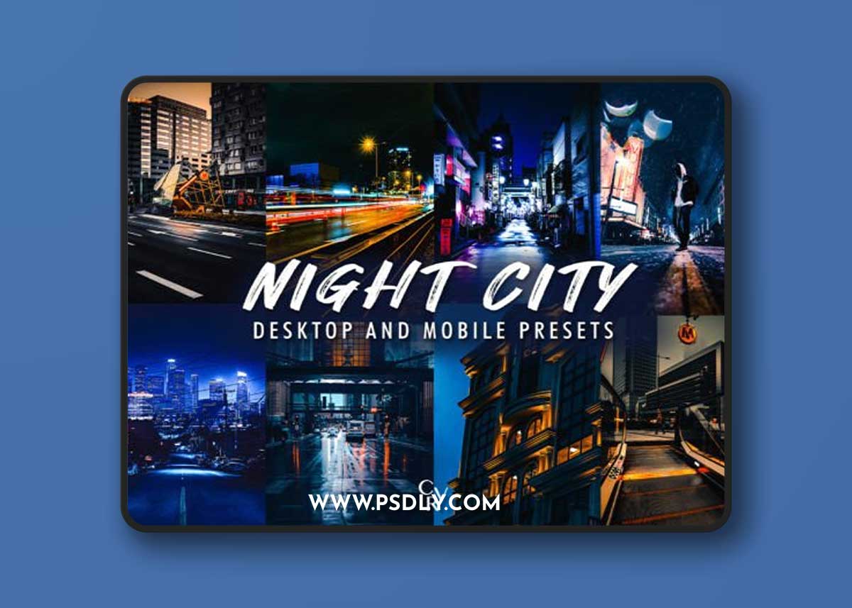 10 Night City Lightroom Presets