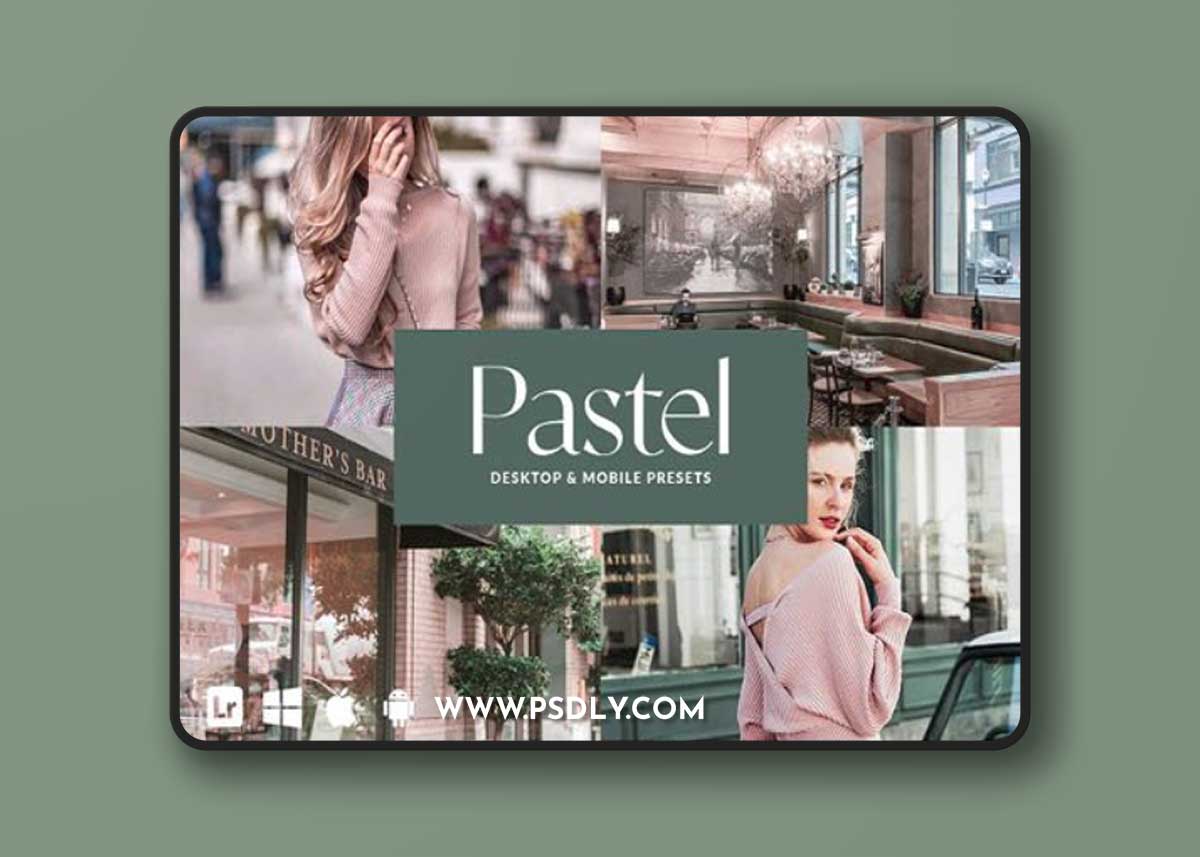 10 PASTEL Mobile Lightroom Presets