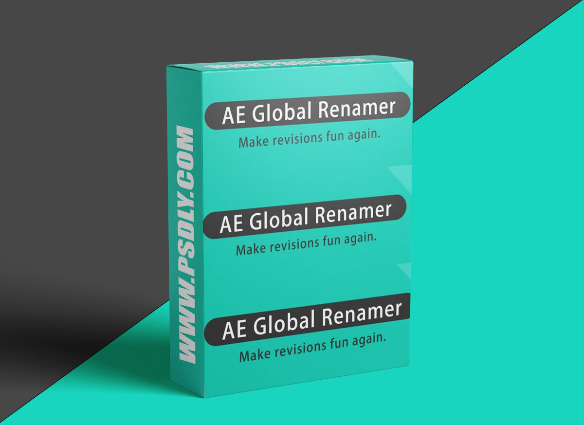 Aescripts AE Global Renamer 2 v2.3.8 Win/Mac