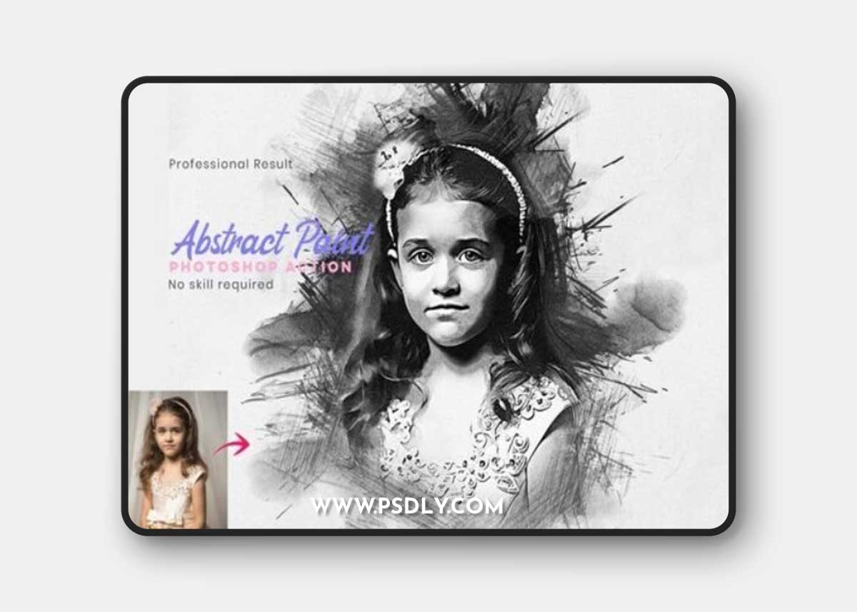 Charcoal Drawing Photoshop Action