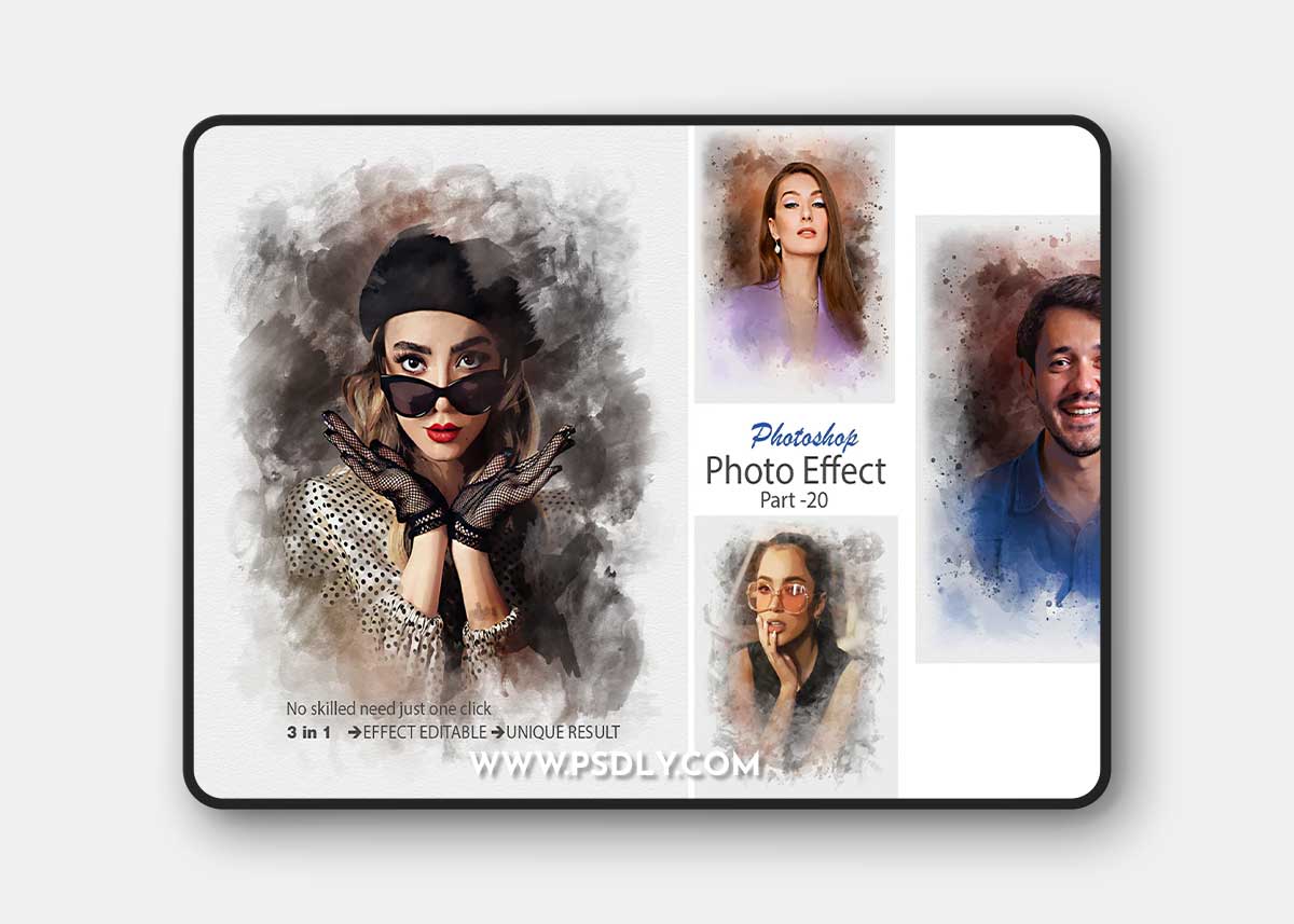 Creativemarket - Realistic Painting Photo Effect 10998873