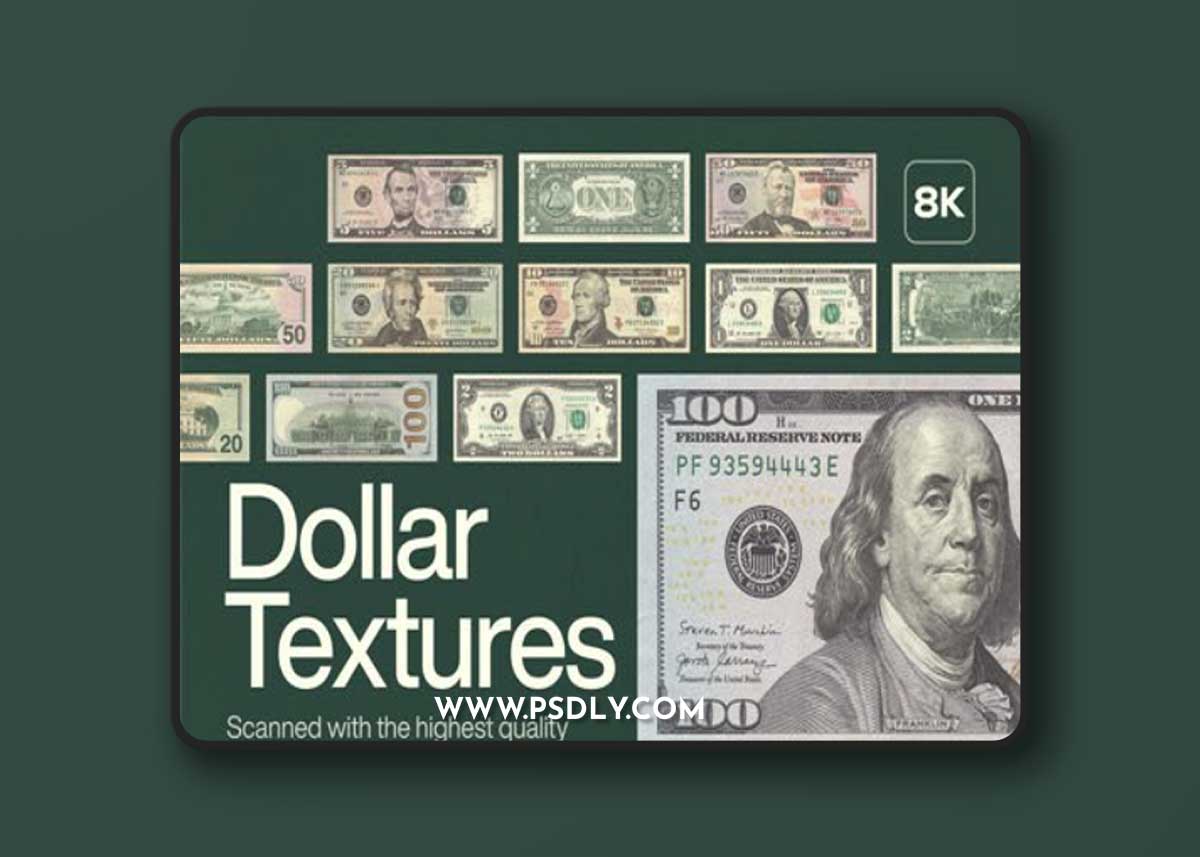 Dollar Banknote Textures Collection