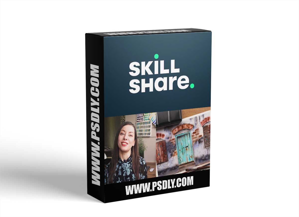 Granulating Watercolor Technique: Painting Vintage Doors and Windows