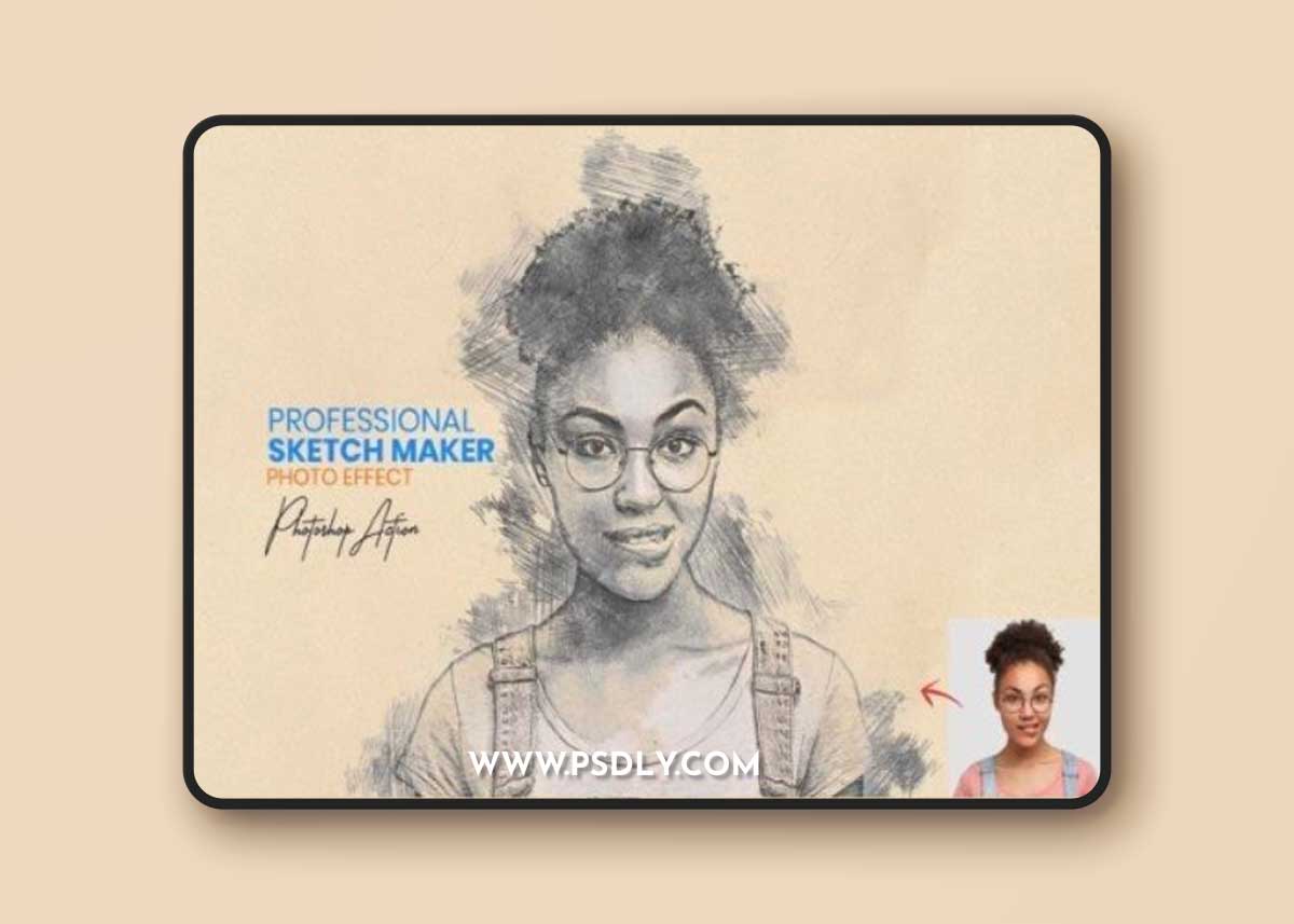 Hand-drawn Sketch Photoshop Action