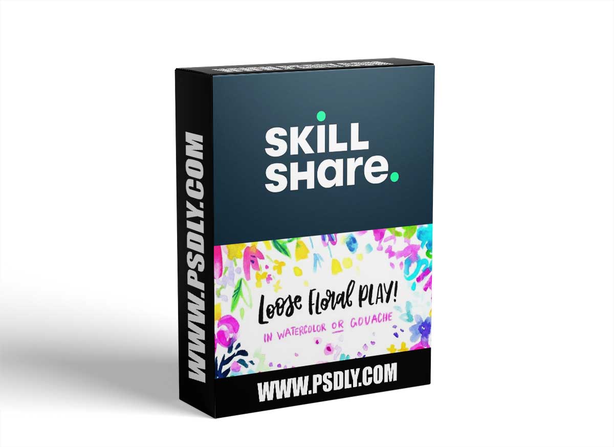 Loose Floral Play! Watercolor OR Gouache Painting FUN!