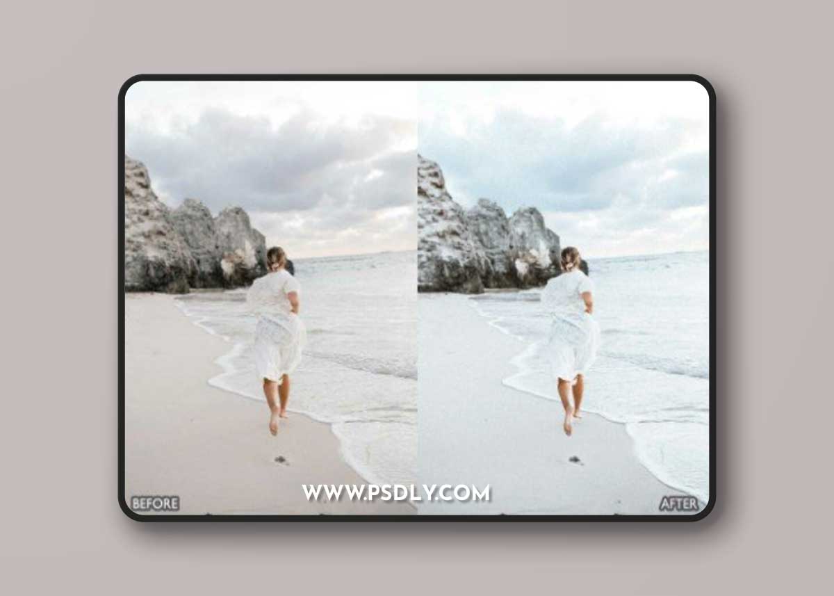 Minimalist White Clear Lightroom Presets Pack