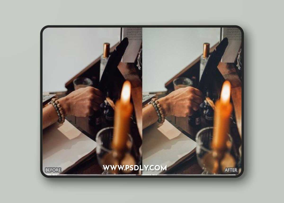 Moody Film Dark Blue Vintage Look Lightroom Preset