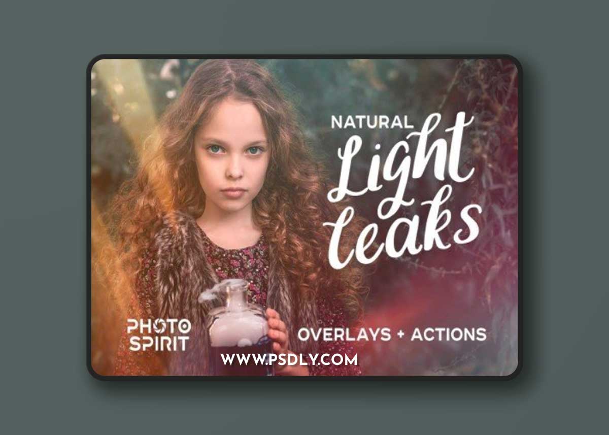 Natural Light Leaks Overlays & Actions