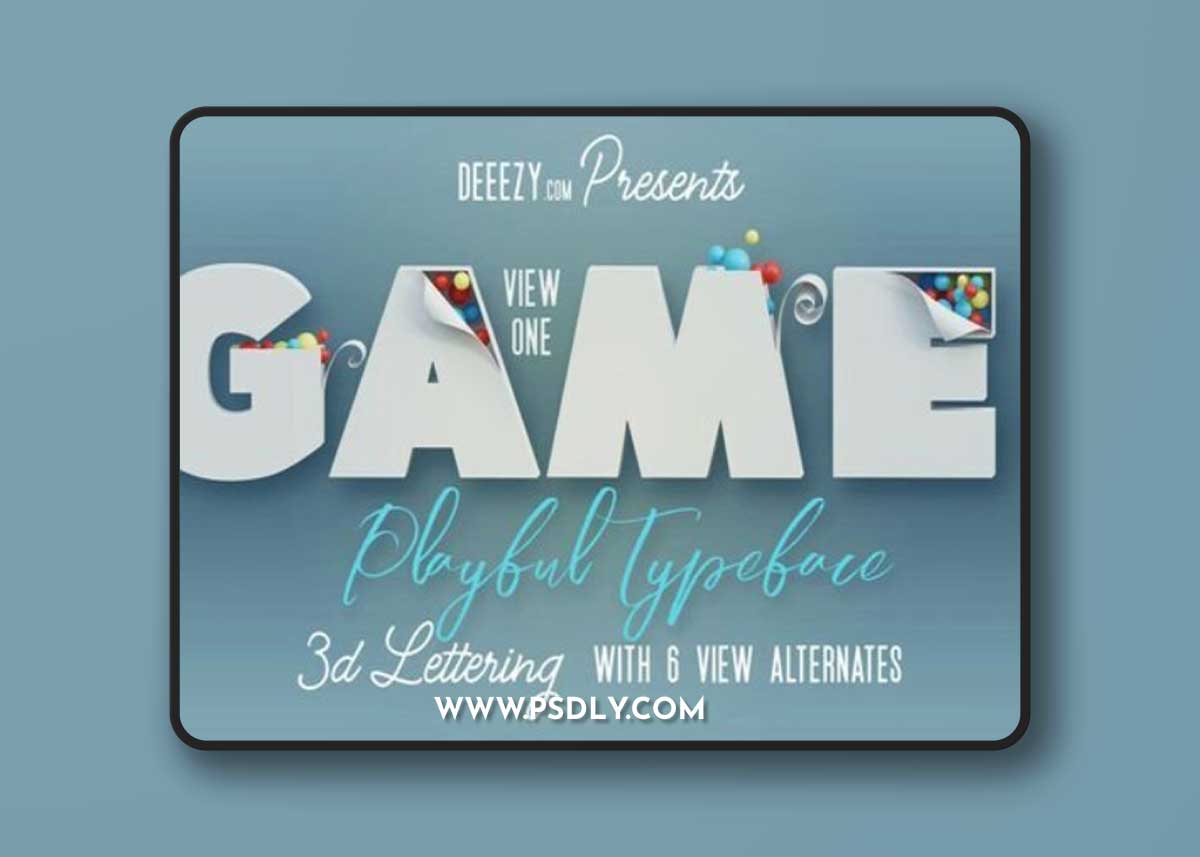 Playful 3D Lettering