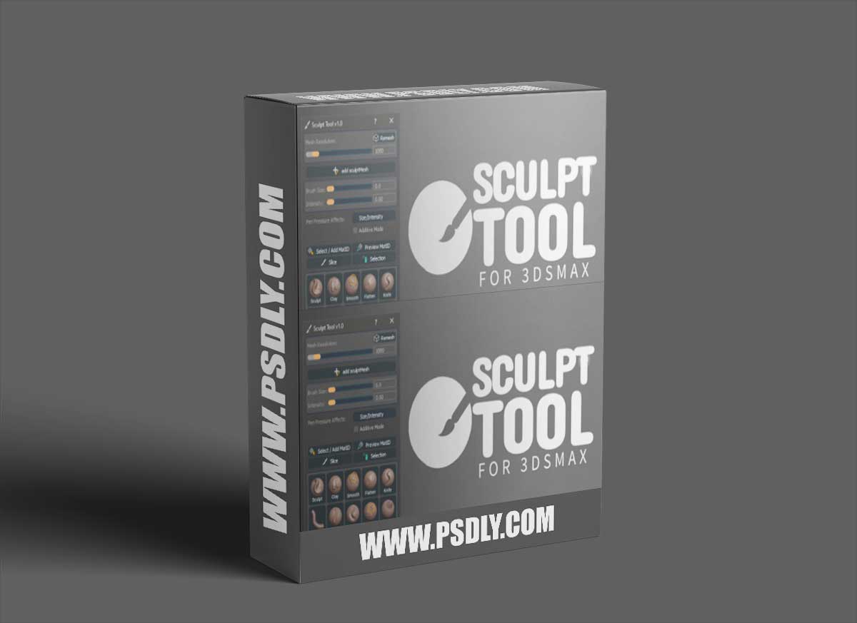 Sculpt Tool V1.0 for 3dsMax 2023 - 2024