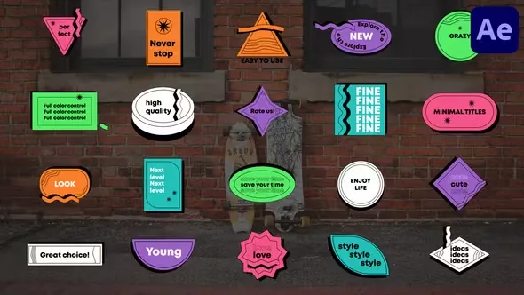 Videohive Minimal Titles for After Effects 45339070