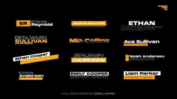 Videohive Modern Lower Thirds _AE 45844070