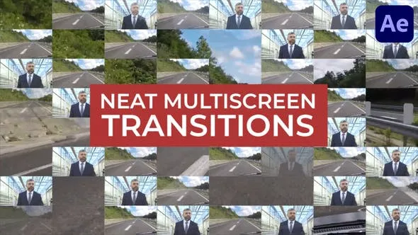 Videohive Neat Multiscreen Transitions for After Effects 45856360