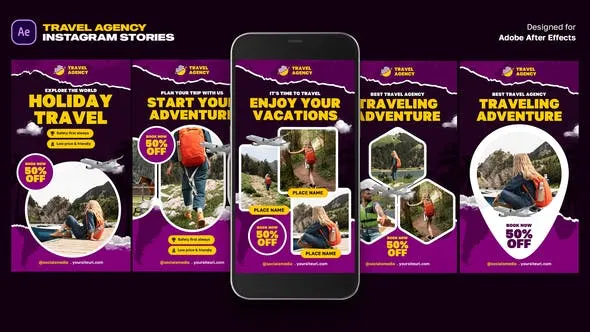 Videohive Travel Agency Instagram Stories 45833546