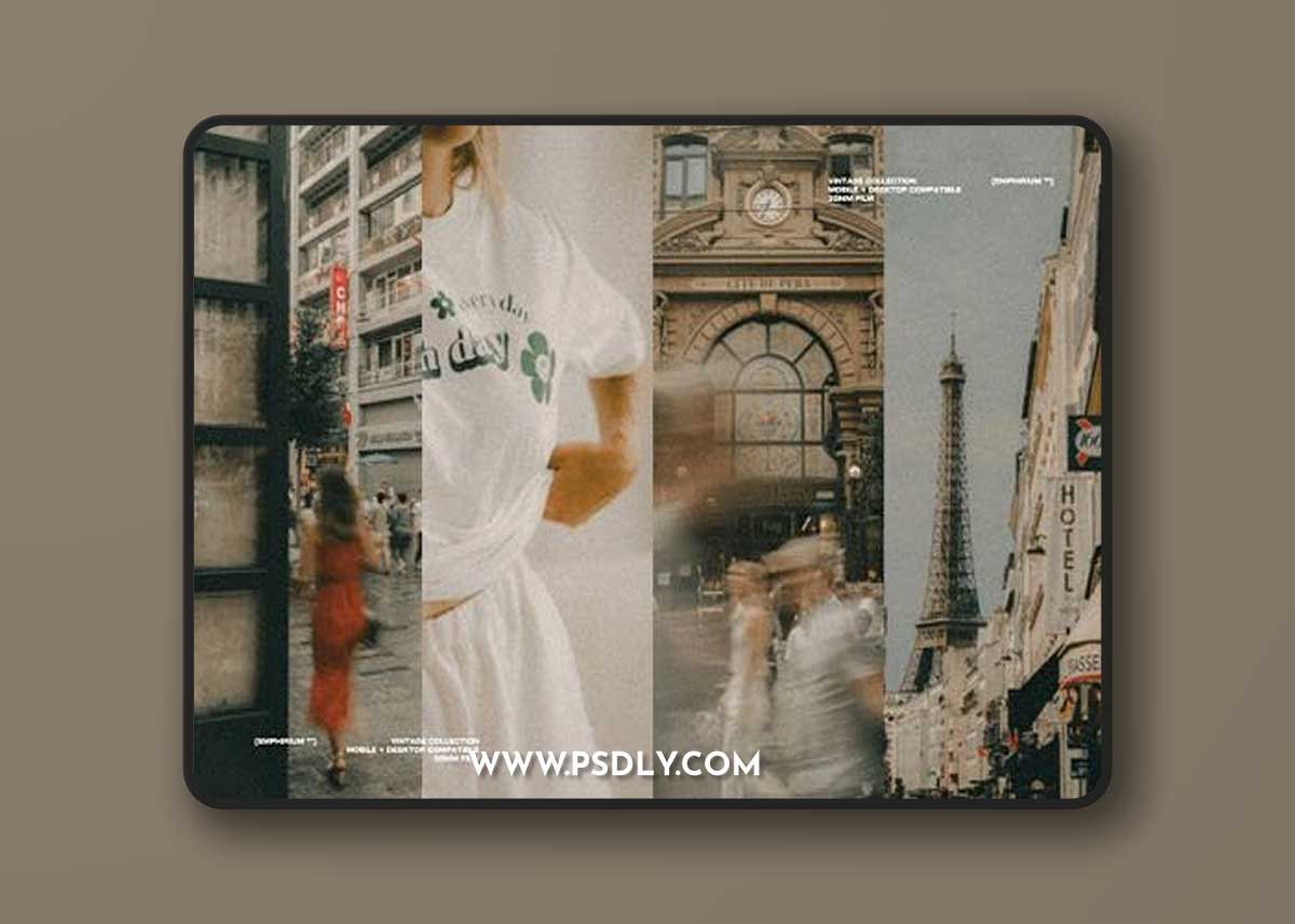 Vintage Desktop & Mobile Lightroom Presets