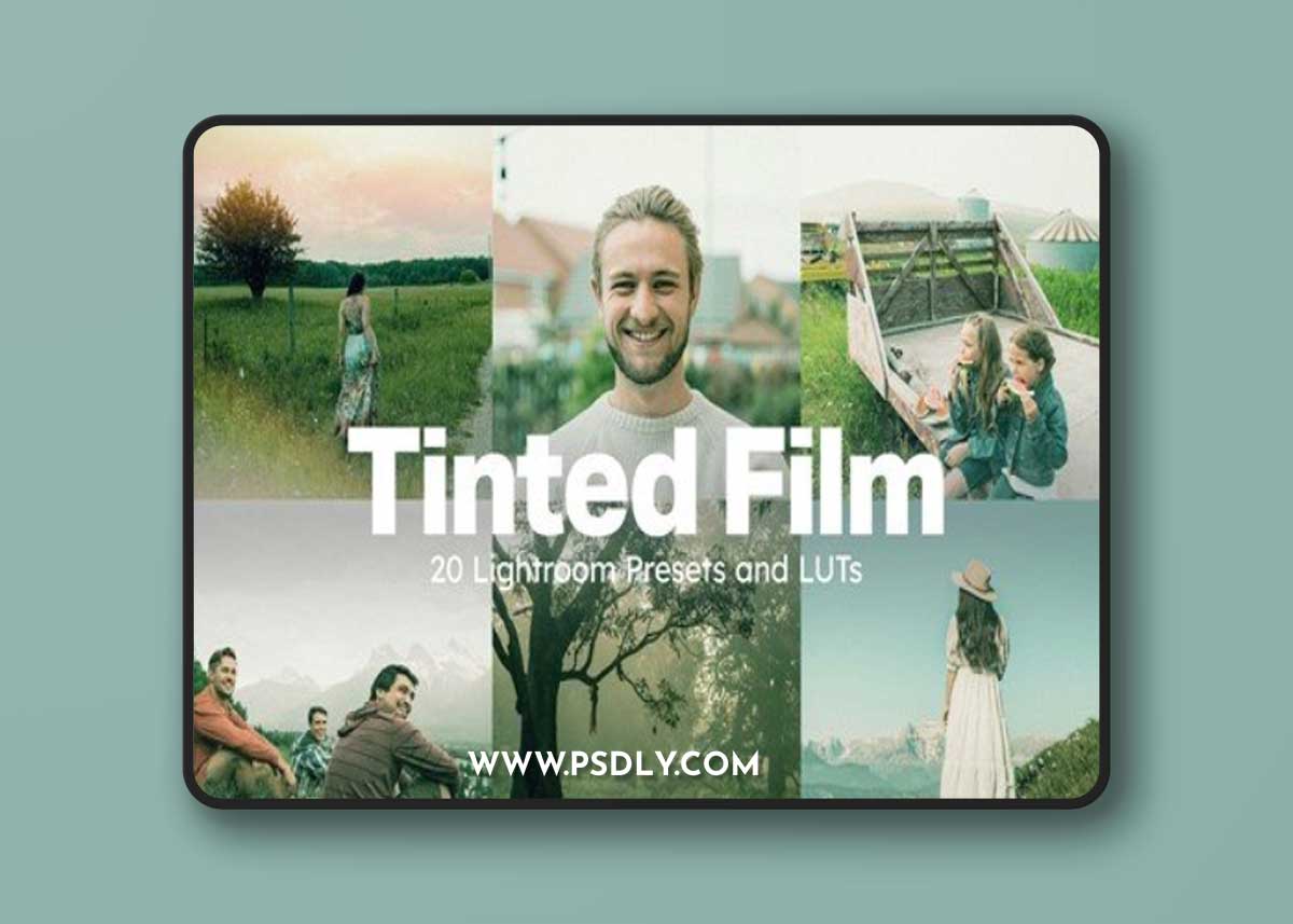 20 Tinted Film Lightroom Presets and LUTs QBK7YVT