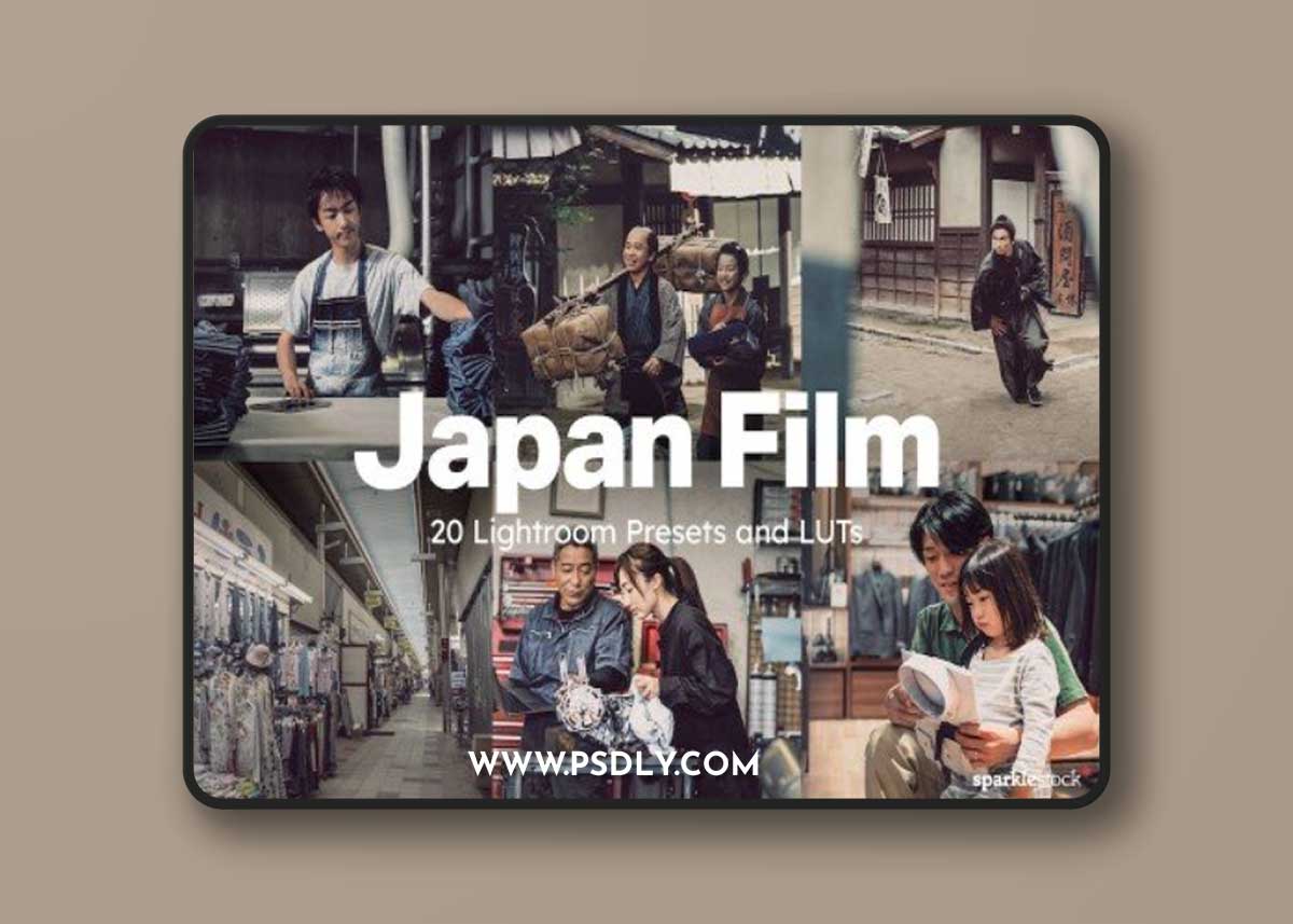 25 Japan Film Lightroom Presets and LUTs