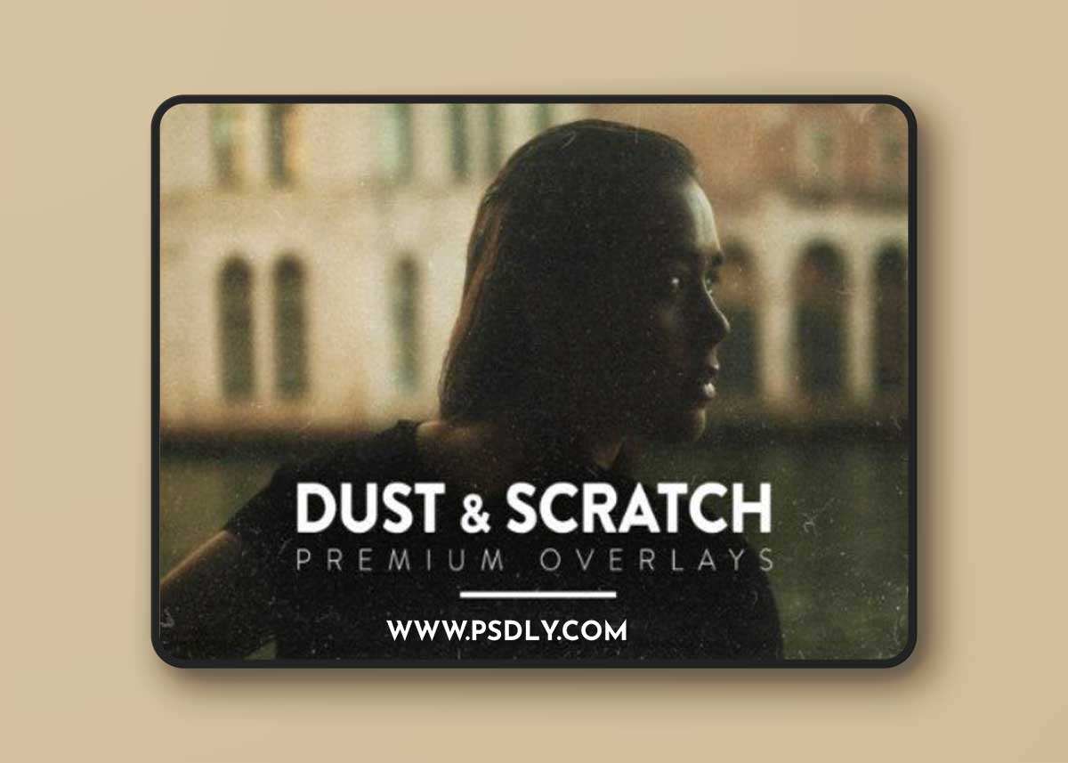 30 Film Dust and Scratches Overlays