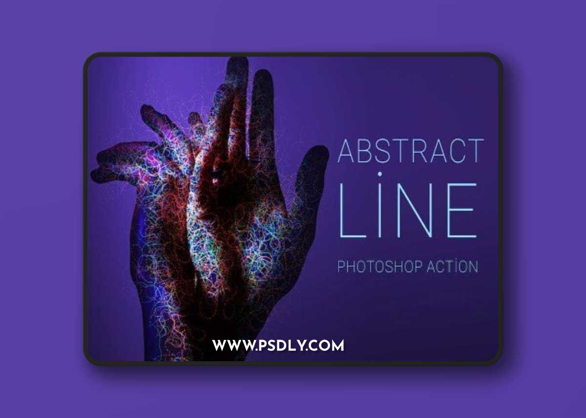 Abstract Line Photoshop Action