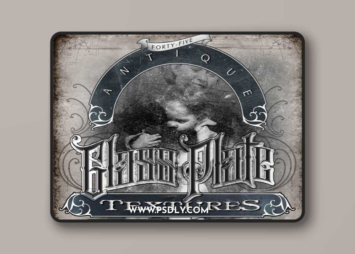 Antique Glass Plate Overlays for Photoshop (Re-Up)