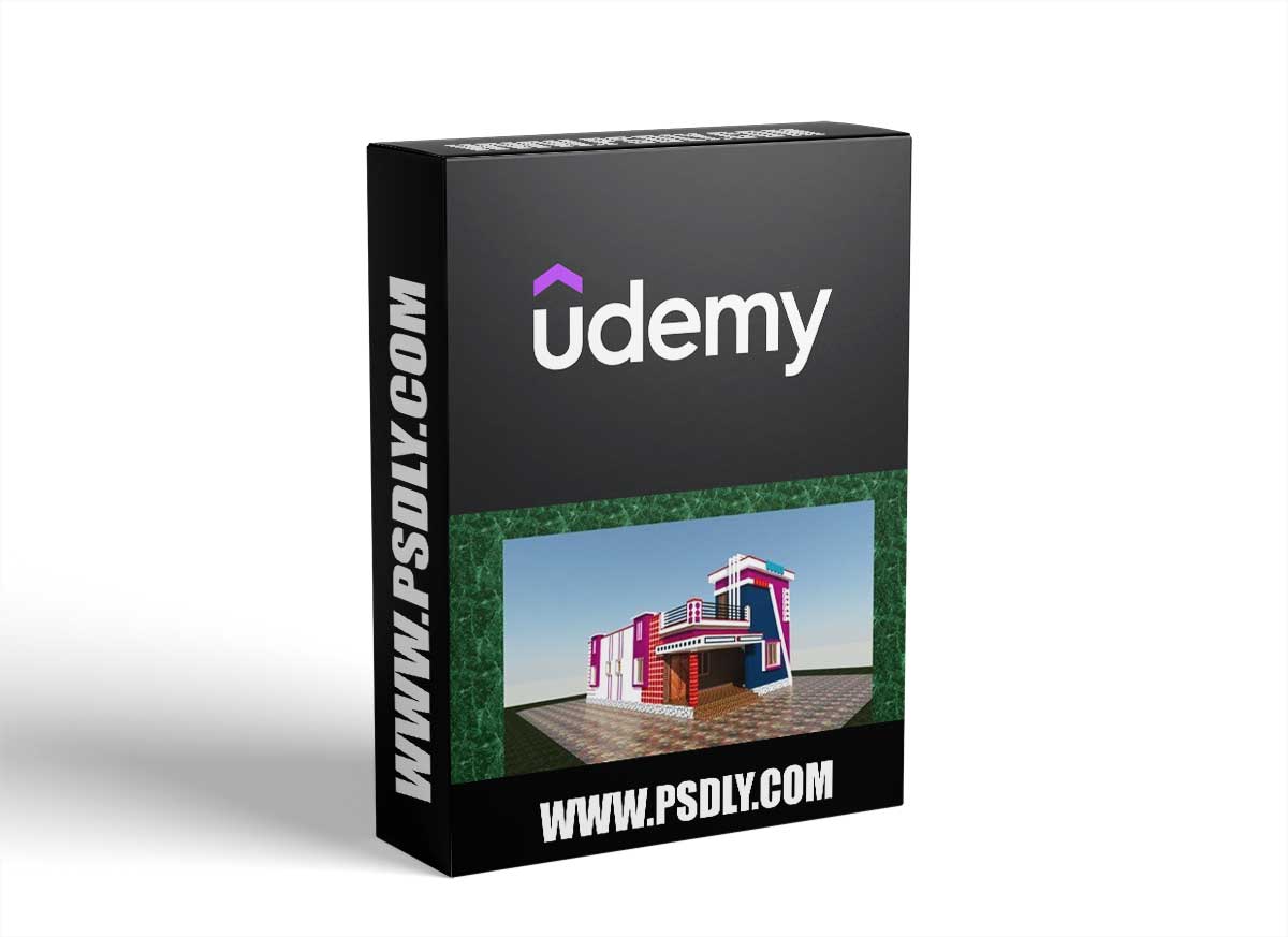 Autocad 2D & 3D Modern House Design Course - 1