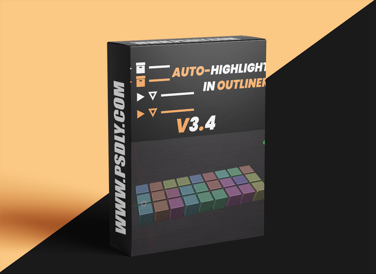 [Blender] Auto-Highlight in Outliner v3.4.0