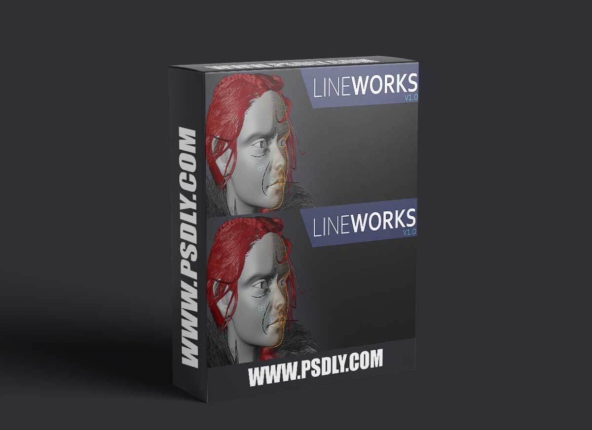 Blender Market - Lineworks v2.0