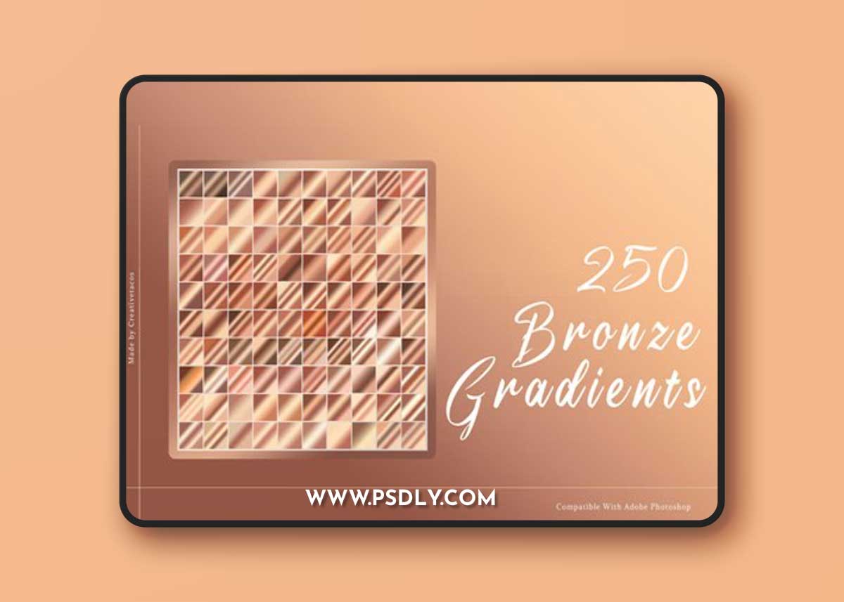 Bronze Gradients for Photoshop