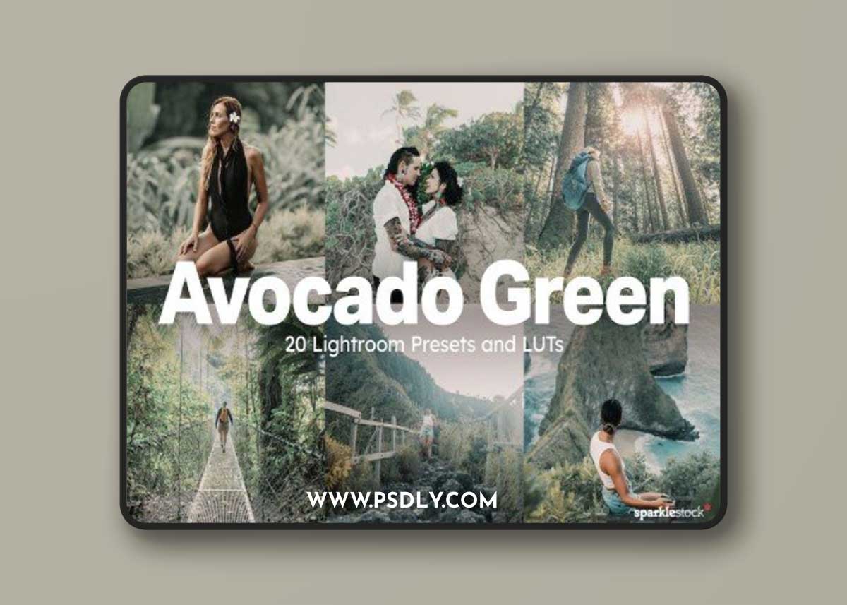 Creativemarket - 20 Avocado Green Lightroom Presets and LUTs