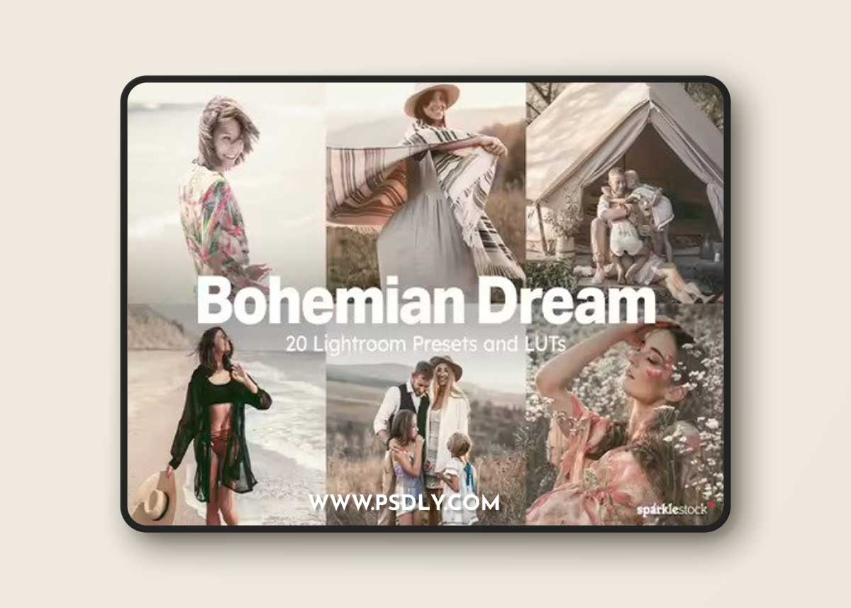 Creativemarket - 20 Bohemian Dream Lightroom Presets 17635347
