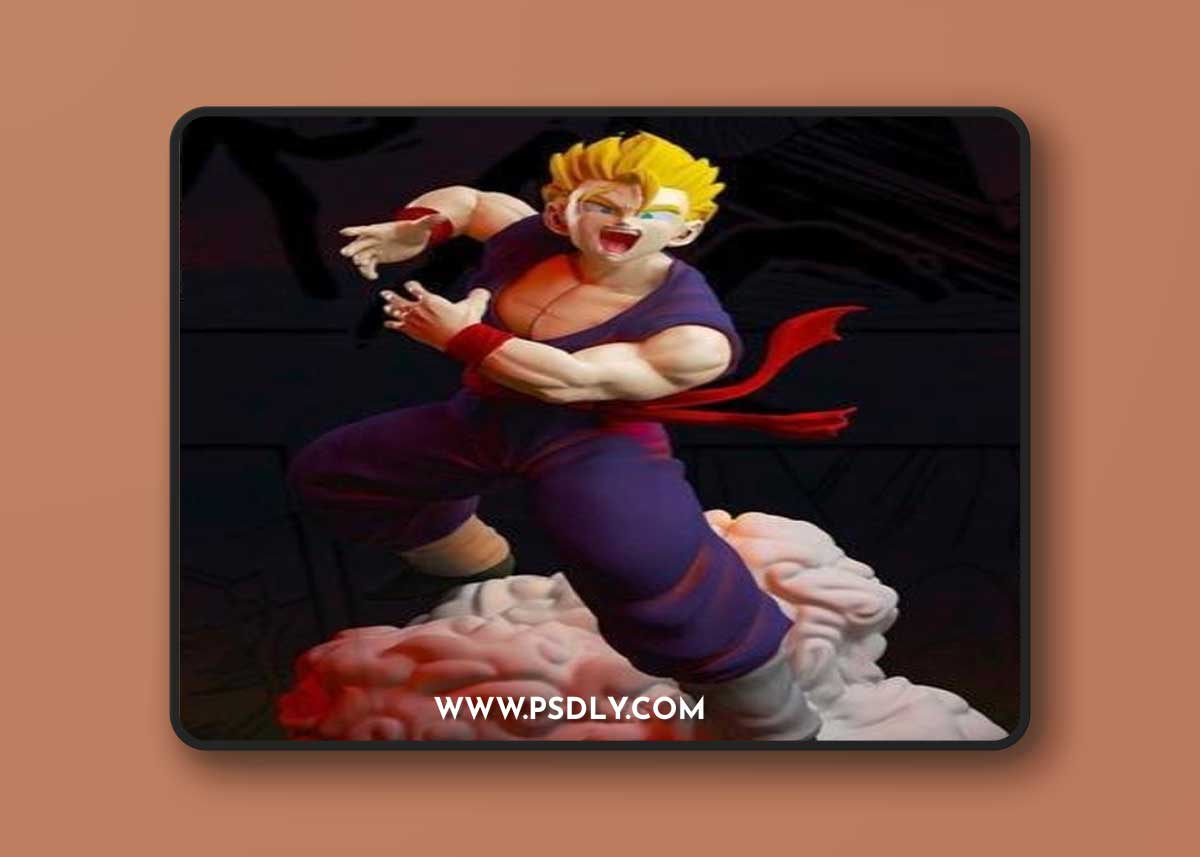 Dragon Ball - Gohan pose 2 – 3D Print Model