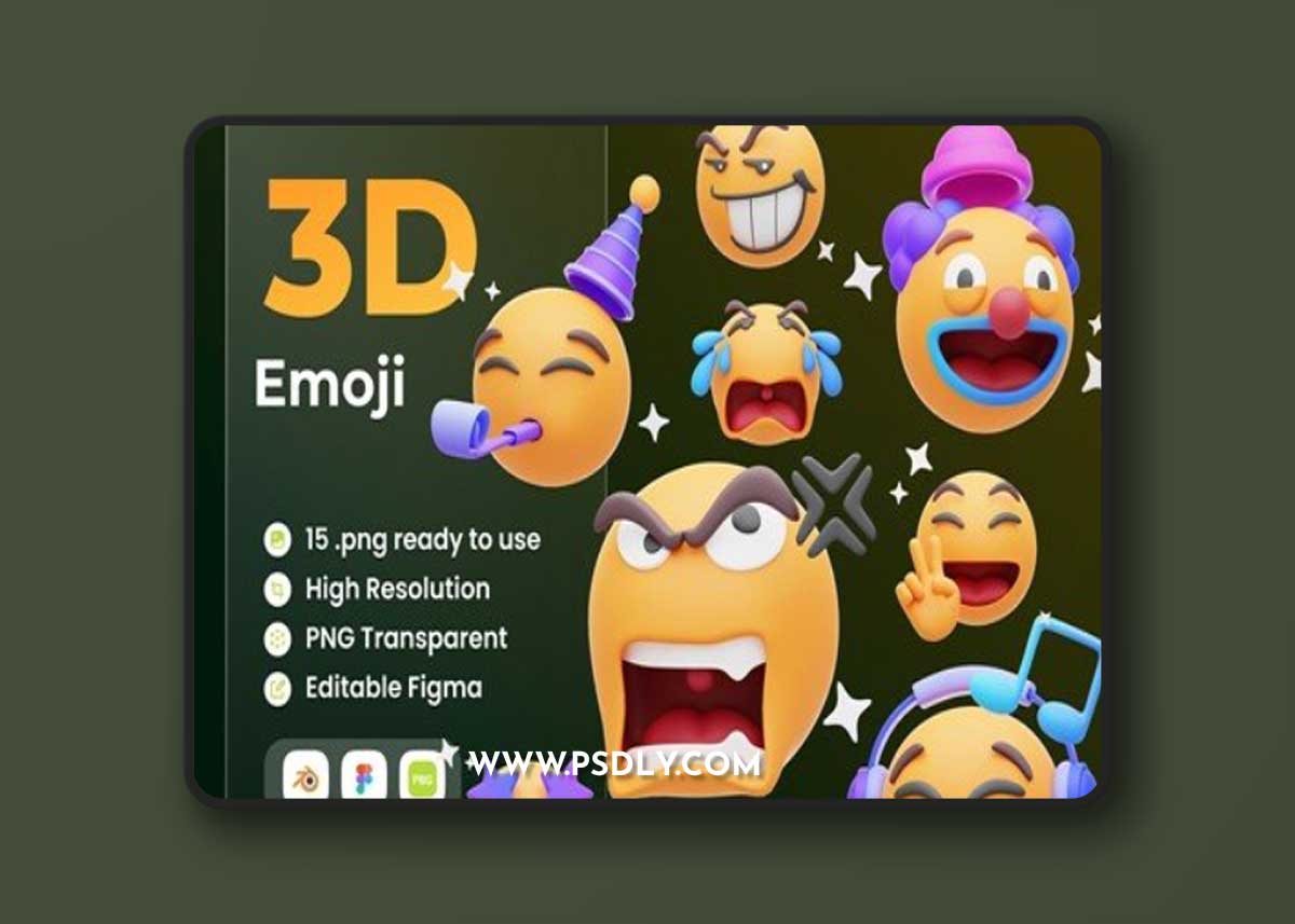 Emoji 3D Illustration CPQYNNP