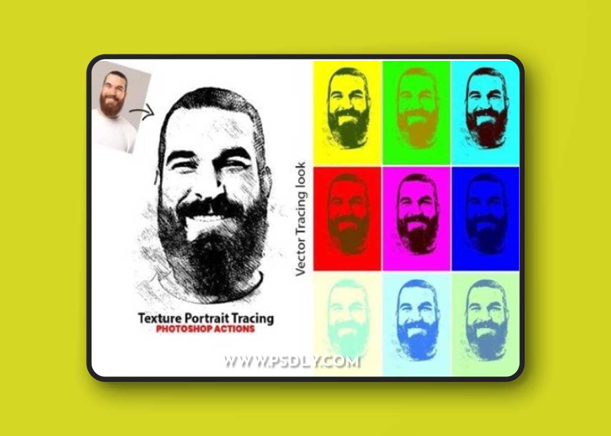 Texture Portrait Tracing Plugin